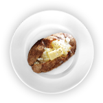 Simply Baked Potato With Butter 